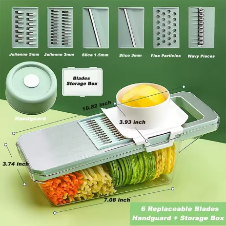 ChefSlice Pro - Cortador Multiusos de Acero Inoxidable